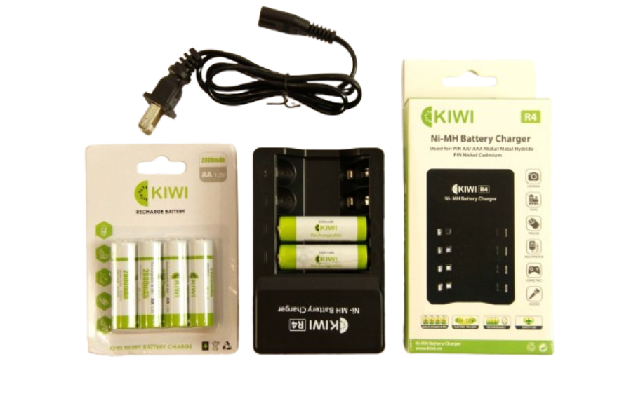 Combo pin sạc Kiwi 3300mAh